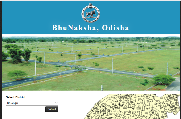 odisha bhulekh village map